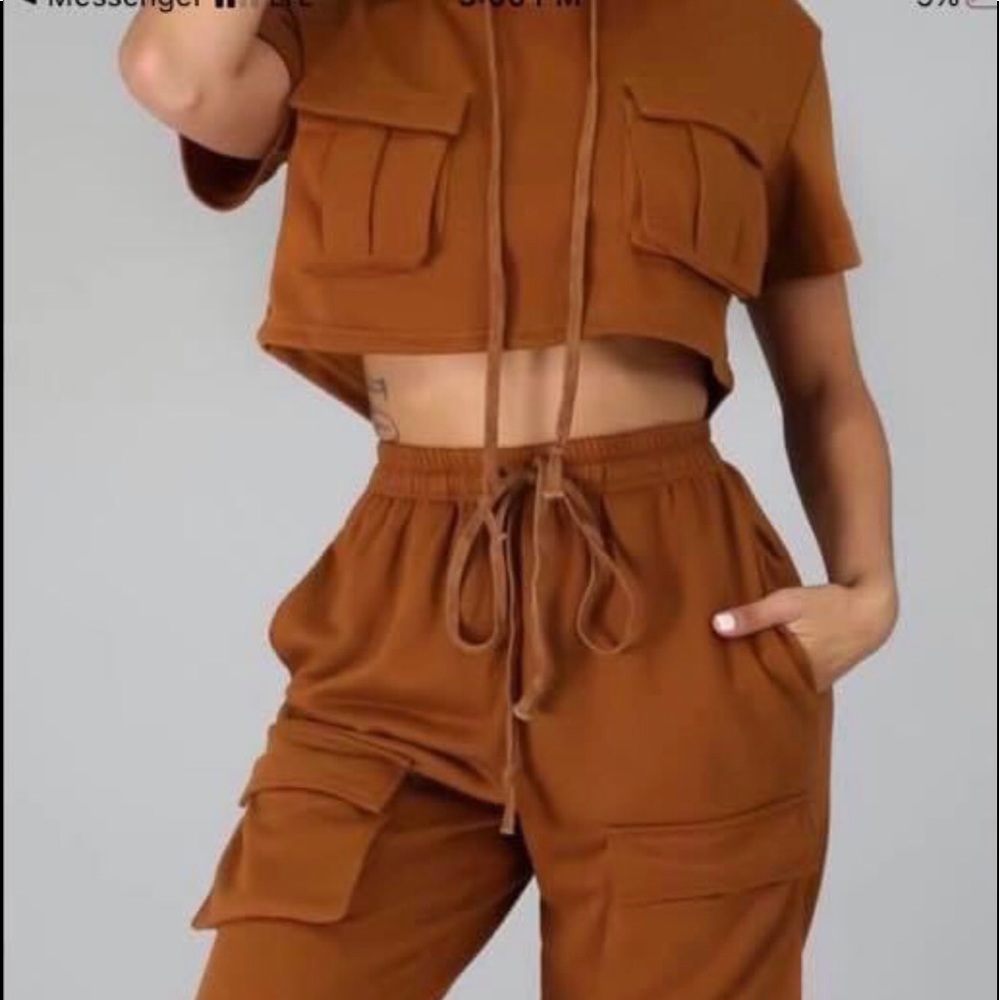 Camel Color Jogger Set